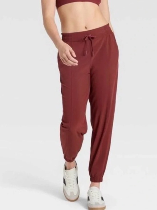 all in motion Pants - all in motion Women's Track Joggers in Brick Red
